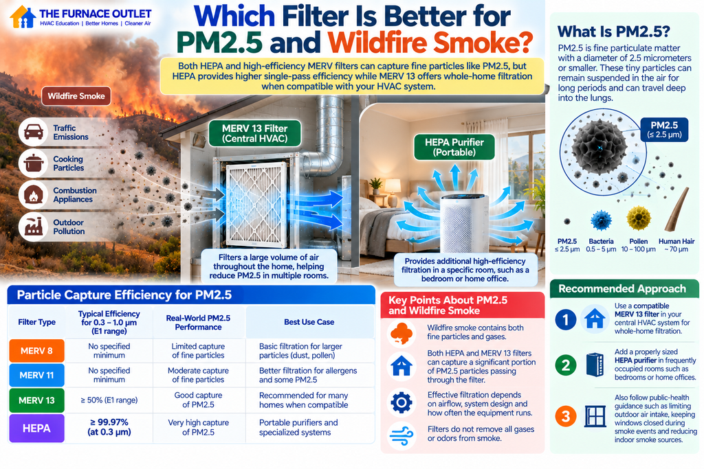 Which Filter Is Better for PM2.5 and Wildfire Smoke?