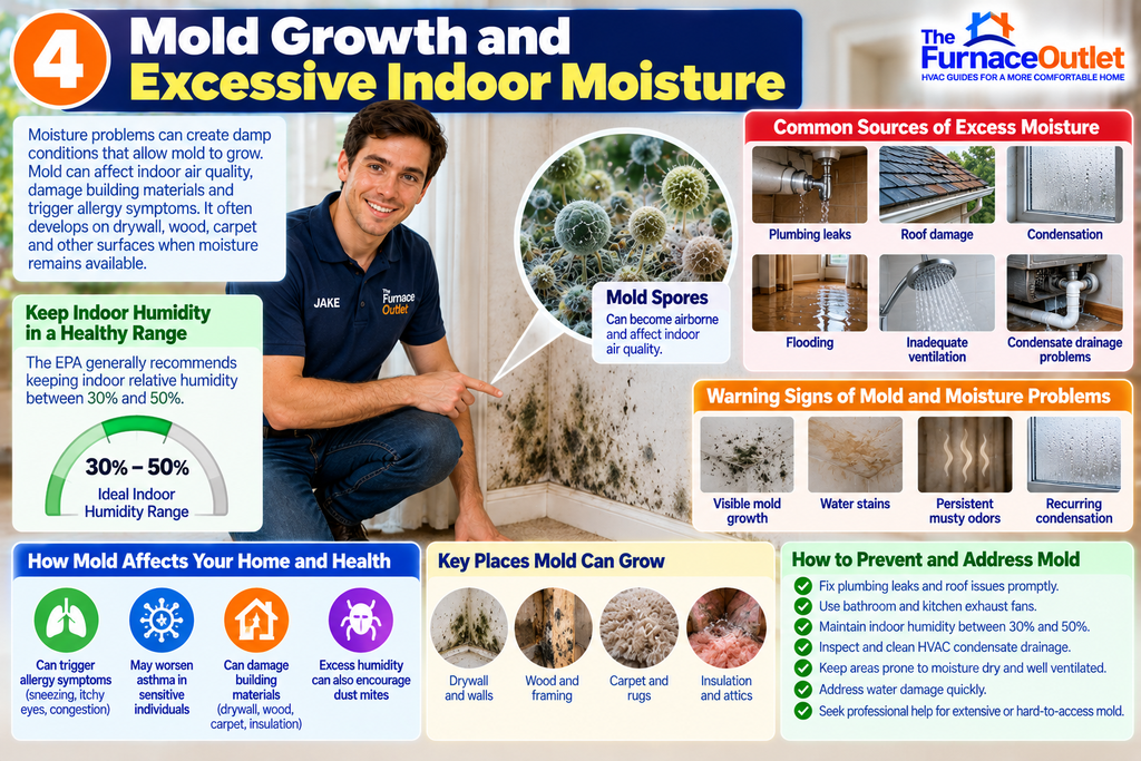 4. Mold Growth and Excessive Indoor Moisture
