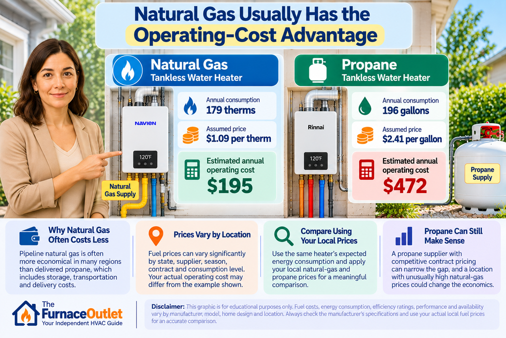 Natural Gas Usually Has the Operating-Cost Advantage