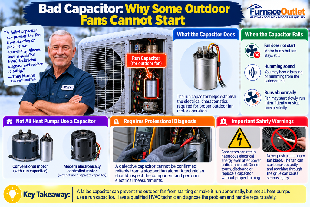Bad Capacitor: Why Some Outdoor Fans Cannot Start