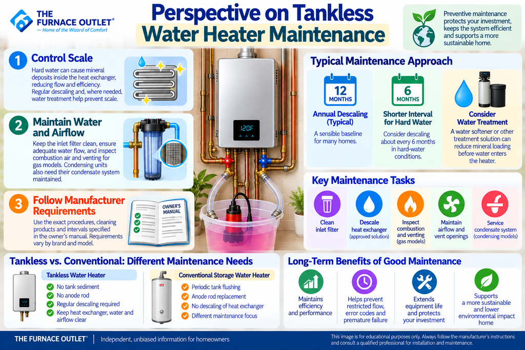 Perspective on Tankless Water Heater Maintenance