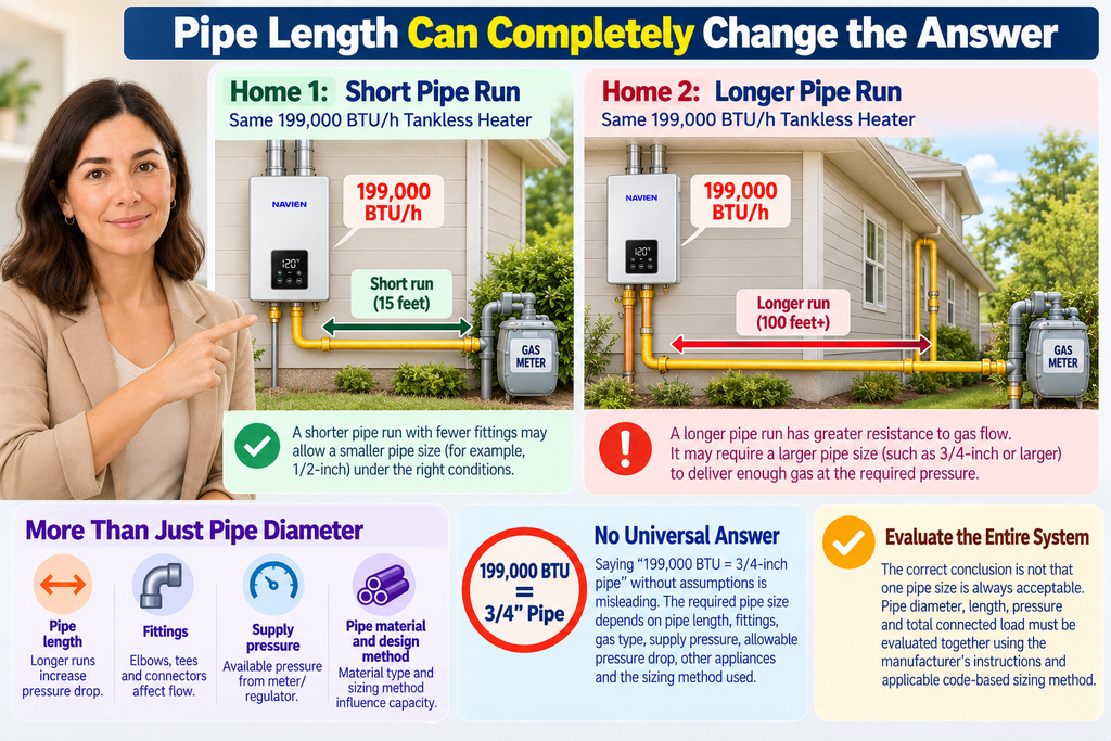 Pipe Length Can Completely Change the Answer