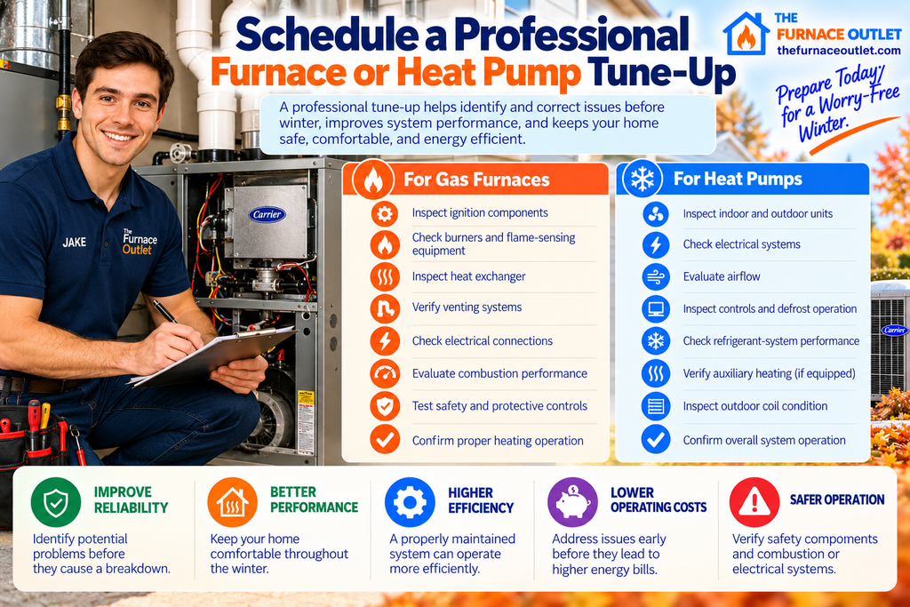 Schedule a Professional Furnace or Heat Pump Tune-Up