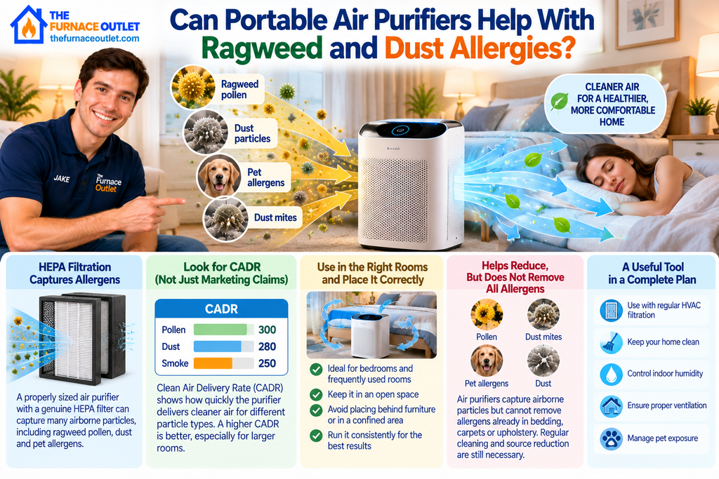Can Portable Air Purifiers Help With Ragweed and Dust Allergies