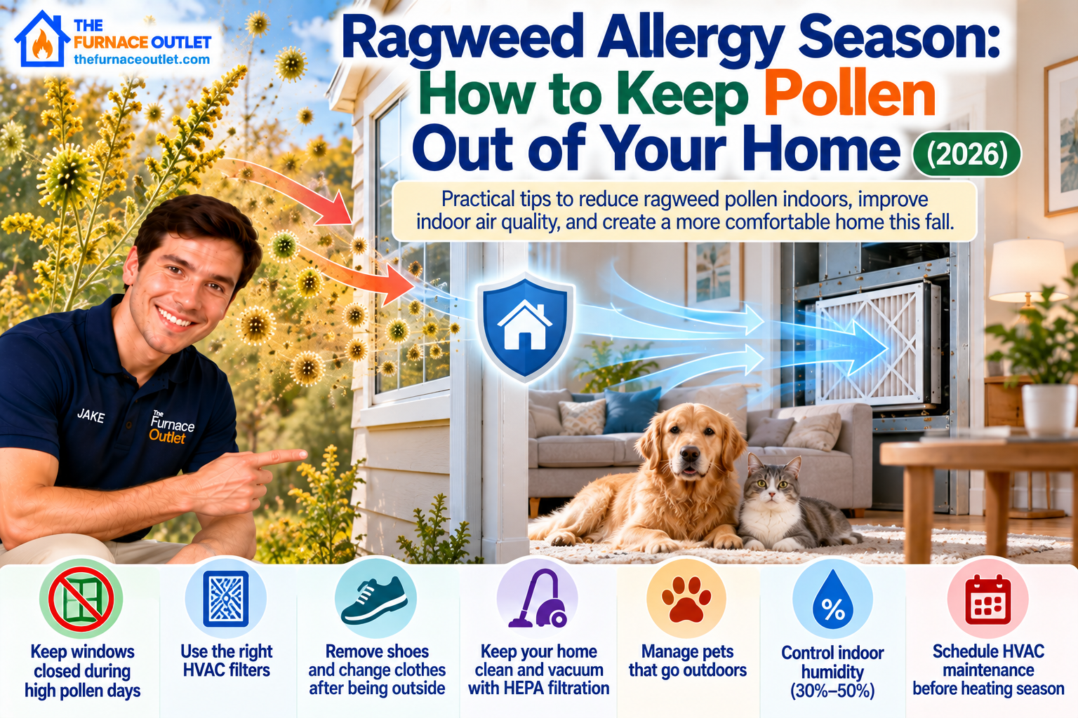 Ragweed Allergy Season: How to Keep Pollen Out of Your Home (2026)