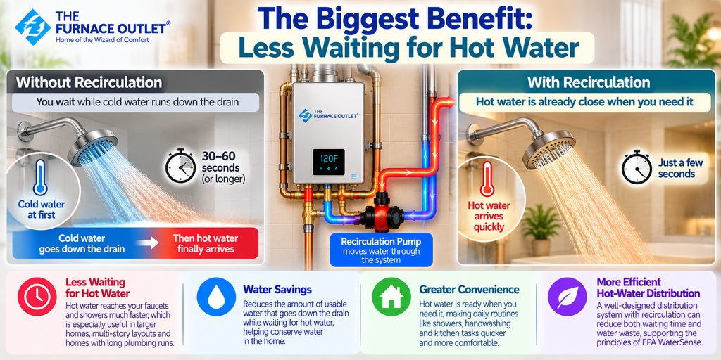 The Biggest Benefit: Less Waiting for Hot Water