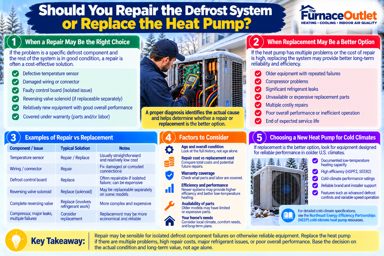 Should You Repair the Defrost System or Replace the Heat Pump?