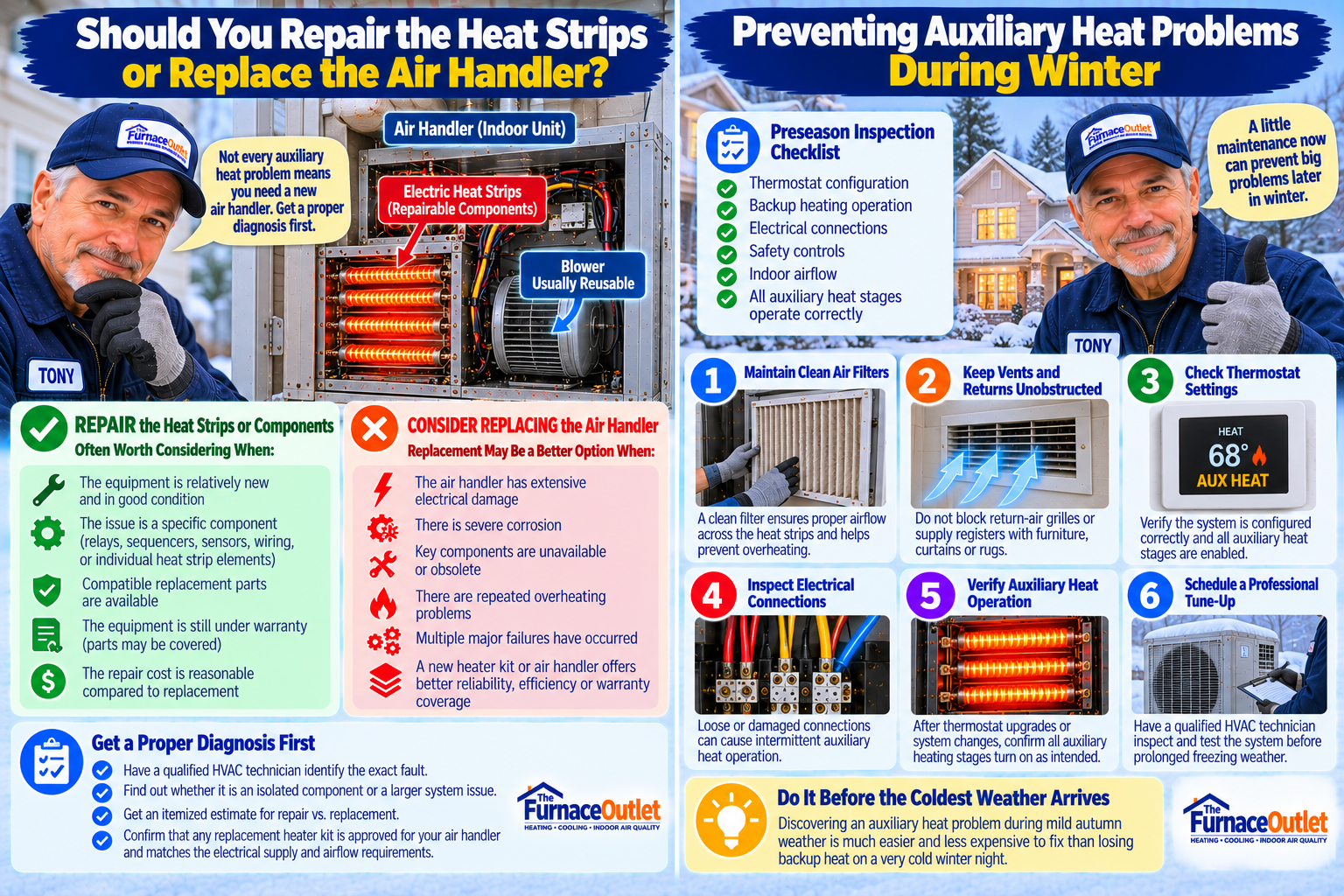 Should You Repair the Heat Strips or Replace the Air Handler?