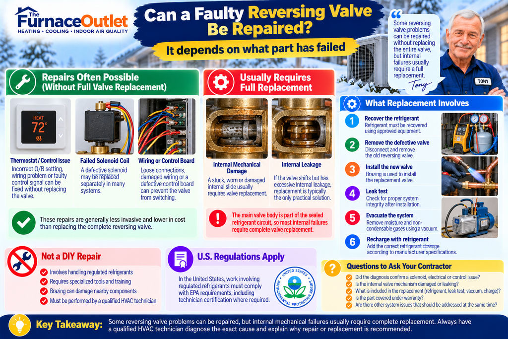 Can a Faulty Reversing Valve Be Repaired?