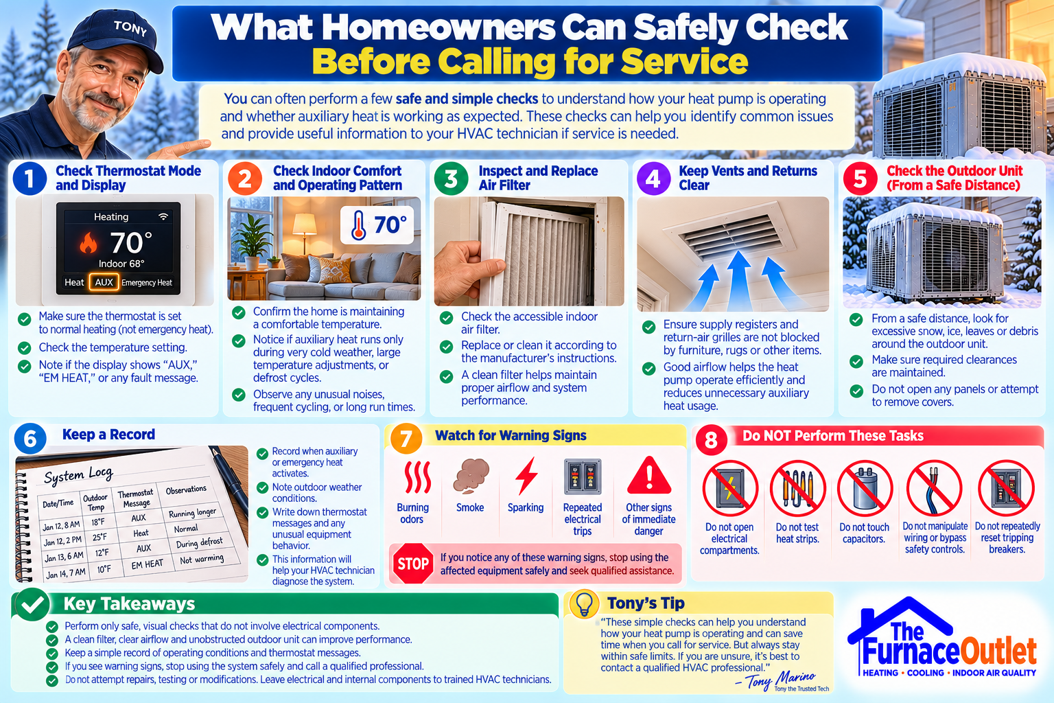 What Homeowners Can Safely Check Before Calling for Service