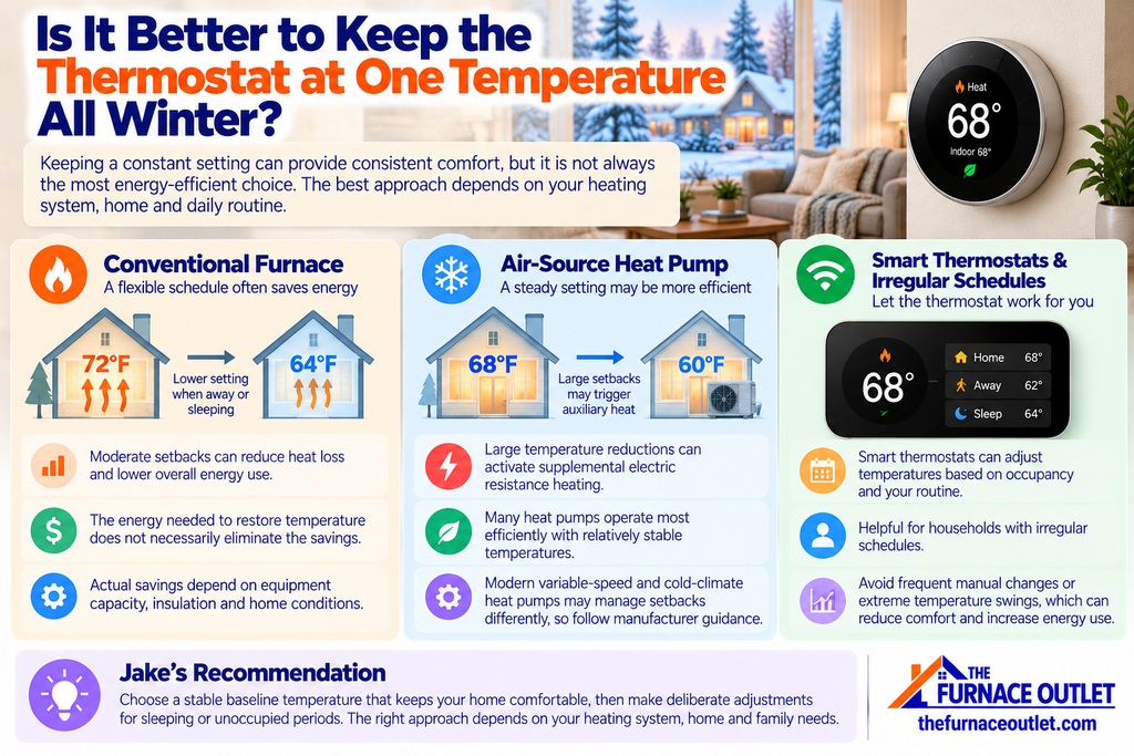 Is It Better to Keep the Thermostat at One Temperature All Winter