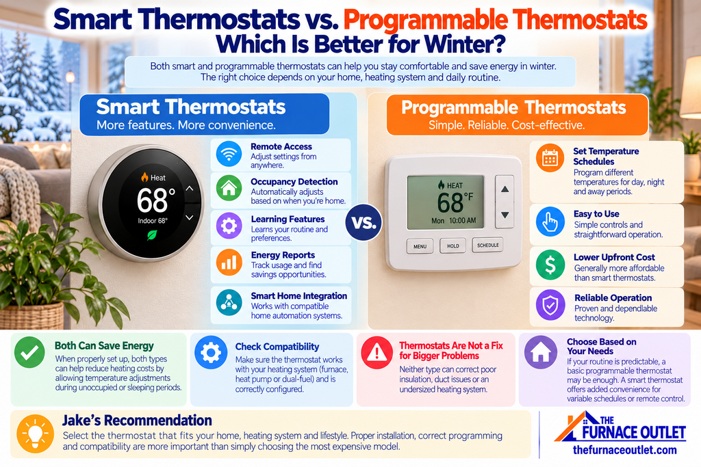 Smart Thermostats vs. Programmable Thermostats in Winter