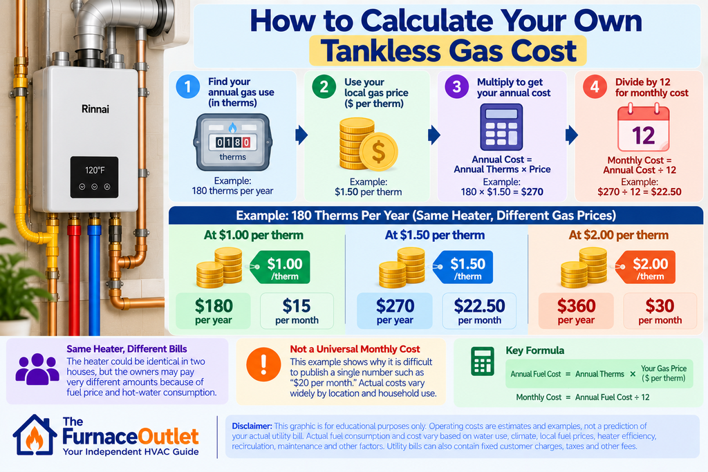 How to Calculate Your Own Tankless Gas Cost