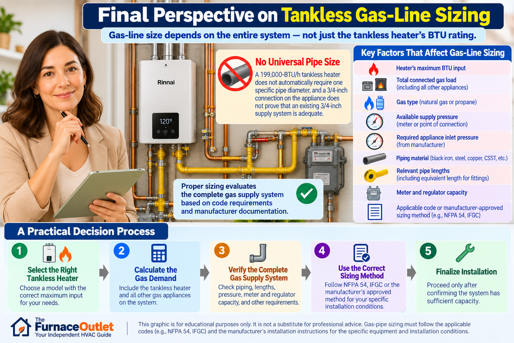 Tankless Gas-Line Sizing