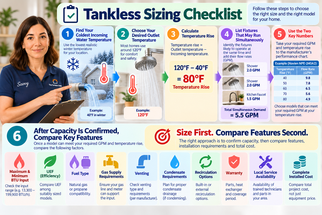 Tankless Sizing Checklist