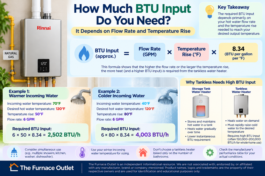 How Much BTU Input Do You Need