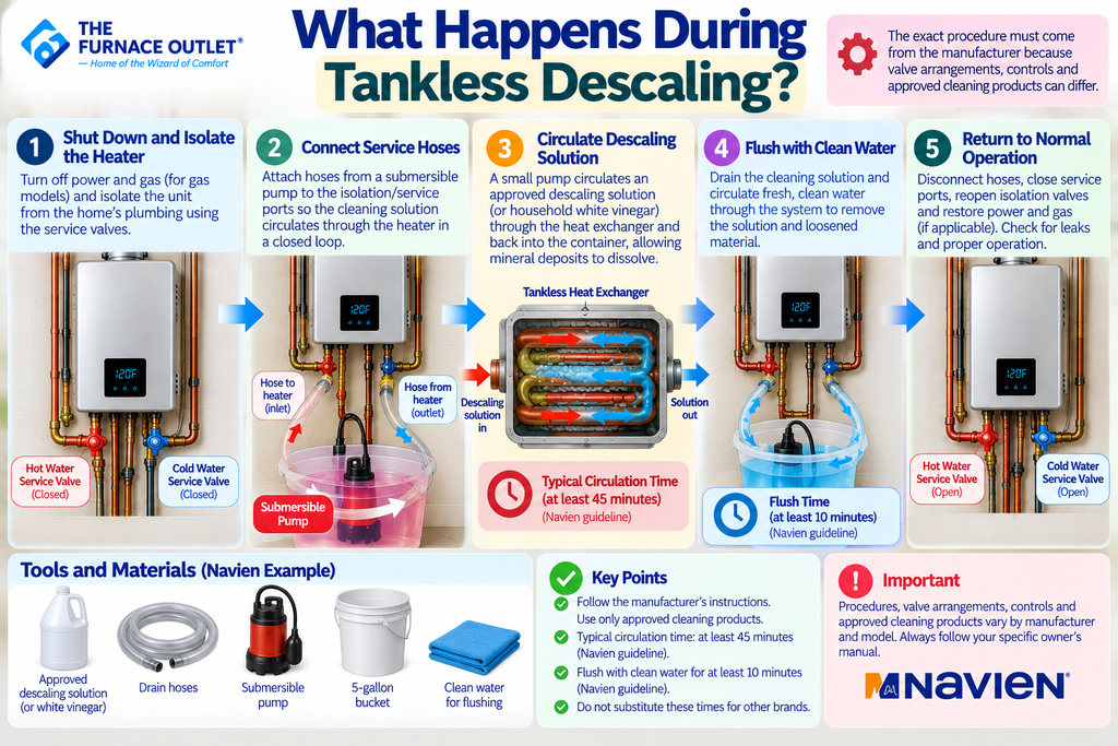 What Happens During Tankless Descaling