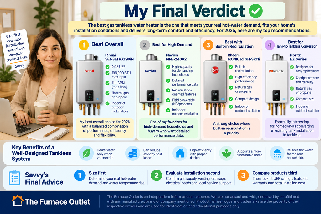 Tankless Water Heater Final Verdict