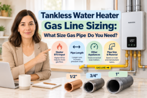 Tankless Water Heater Gas Line Sizing: What Size Gas Pipe Do You Need