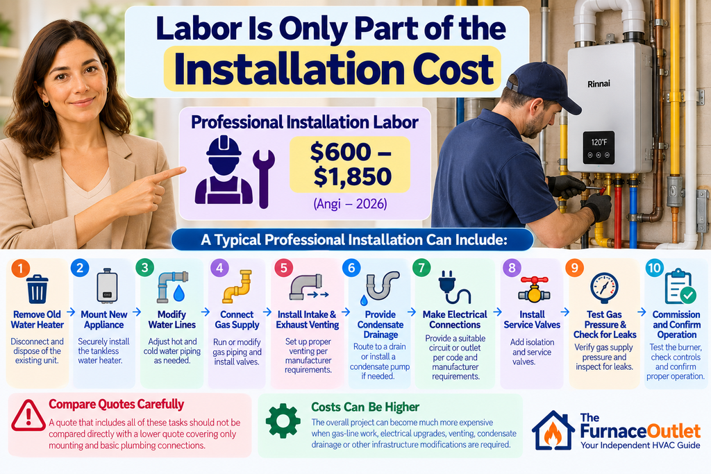 Labor Is Only Part of the Installation Cost