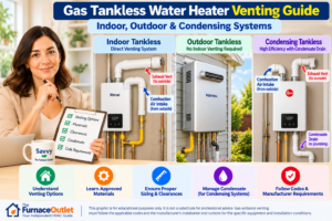 Gas Tankless Water Heater Venting Guide: Indoor, Outdoor & Condensing Systems