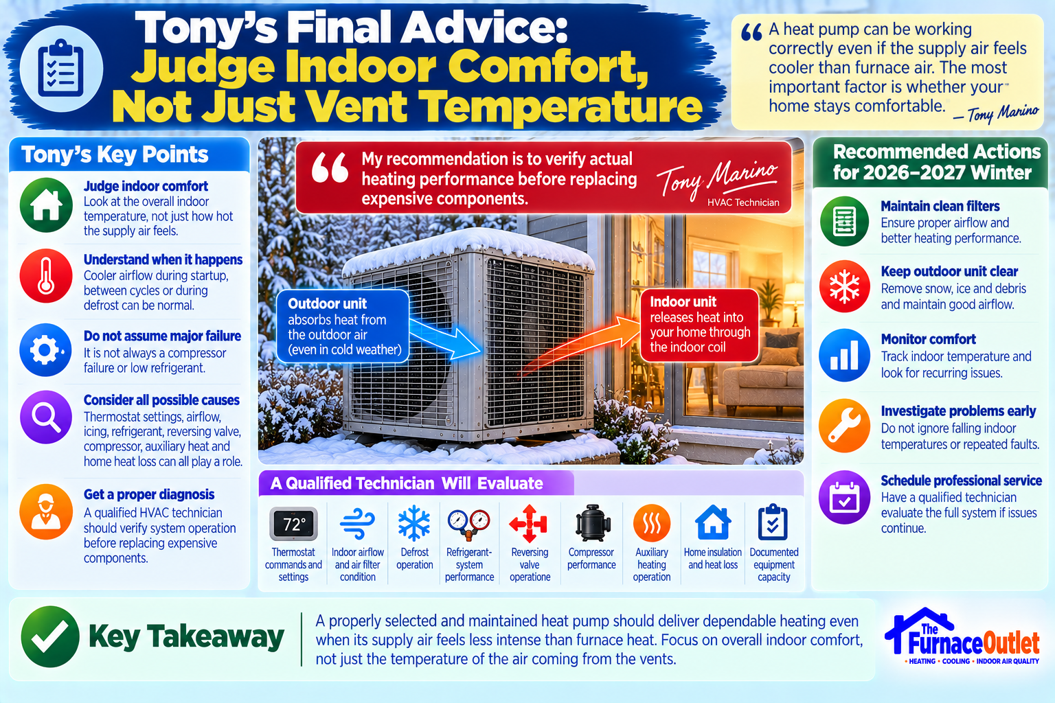 Tony's Final Advice: Judge Indoor Comfort, Not Just Vent Temperature