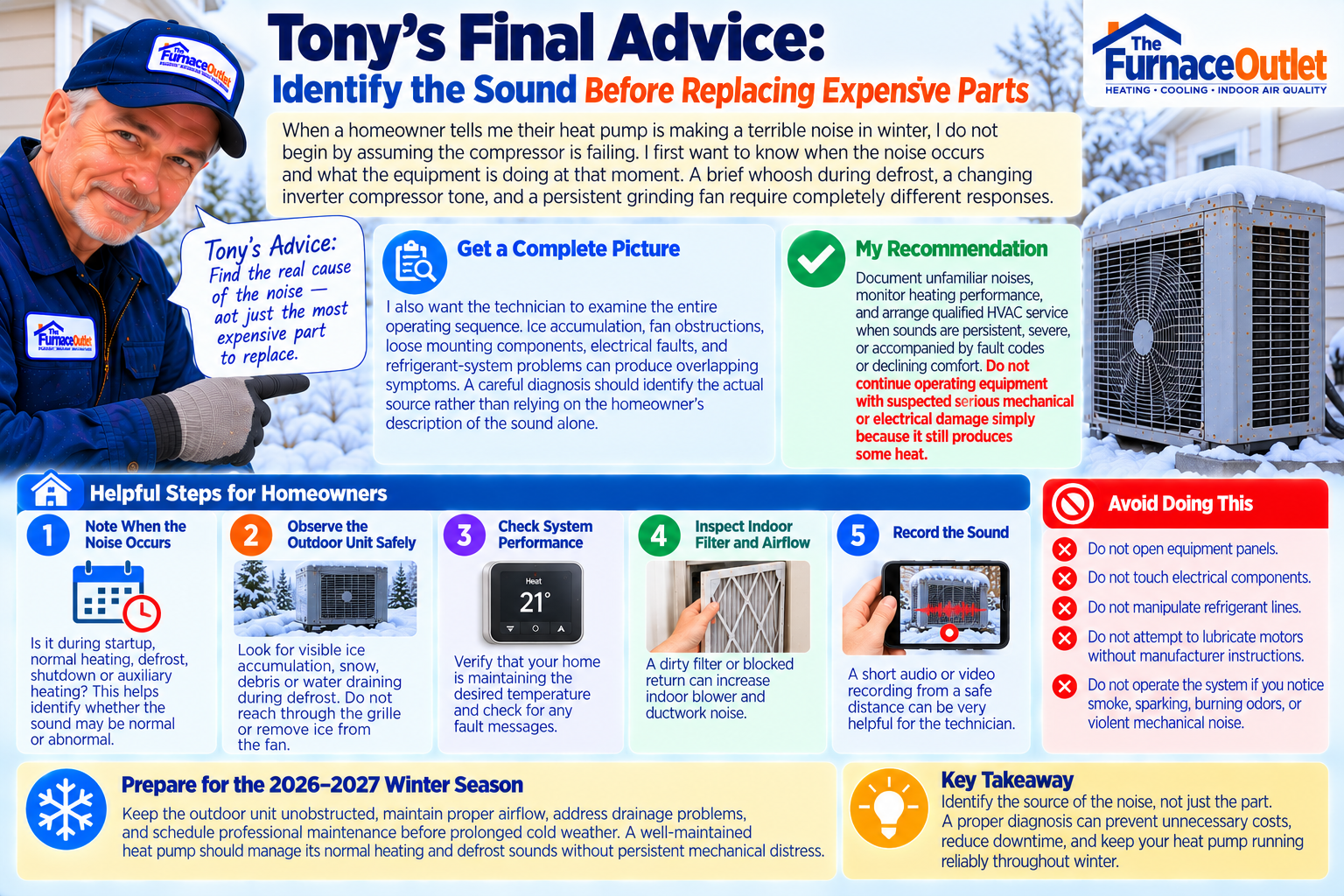Tony's Final Advice: Identify the Sound Before Replacing Expensive Parts