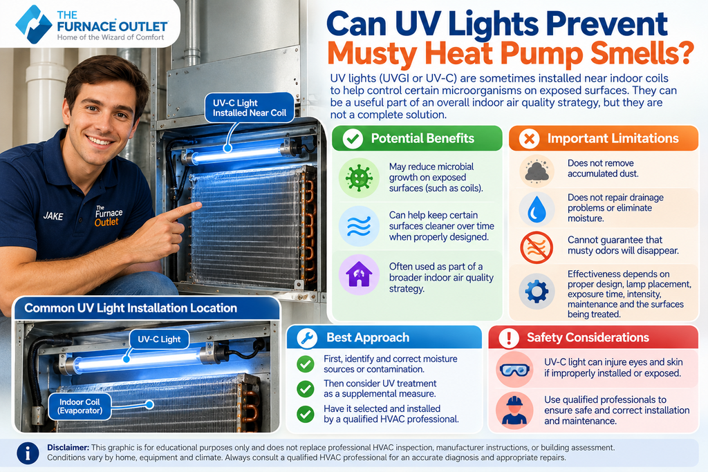 Can UV Lights Prevent Musty Heat Pump Smells