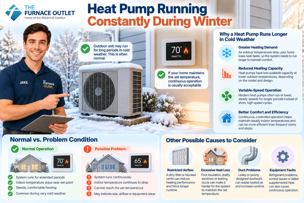 Heat Pump Running Constantly During Winter