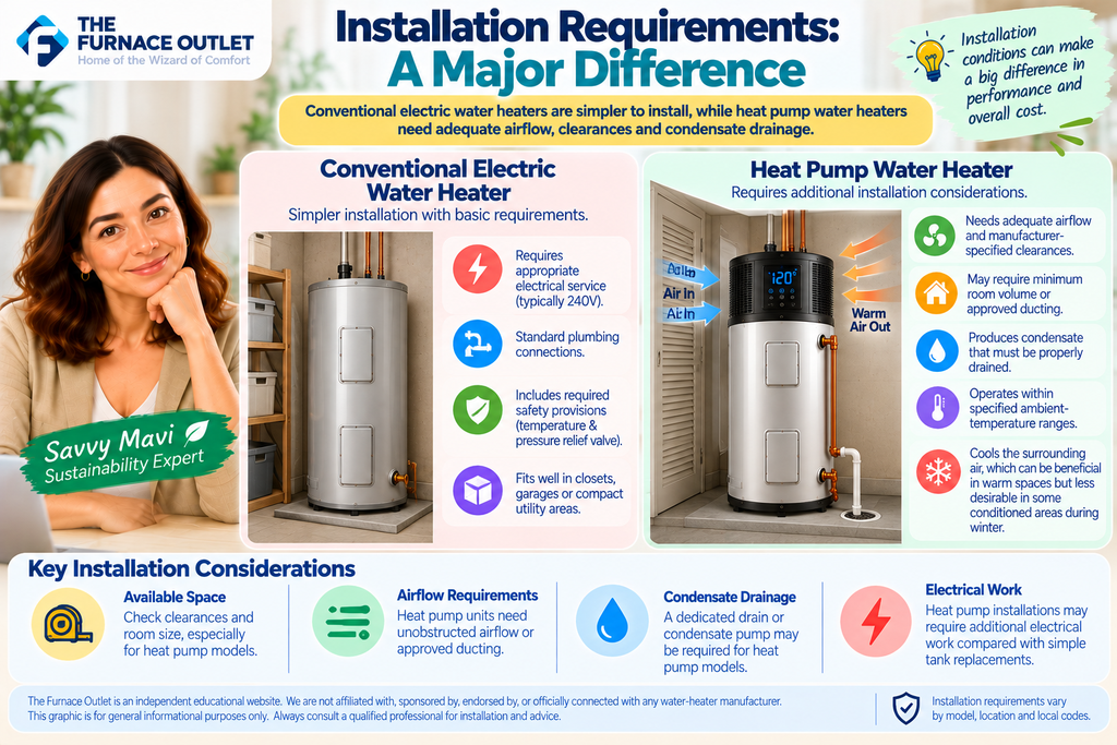 Installation Requirements: A Major Difference