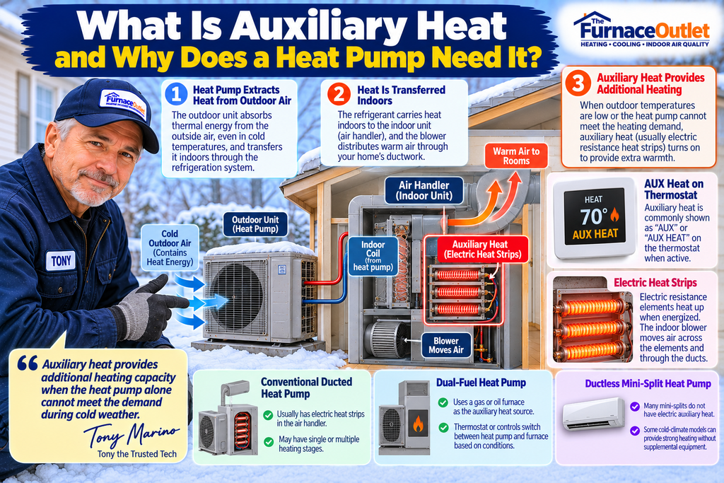 What Is Auxiliary Heat and Why Does a Heat Pump Need It