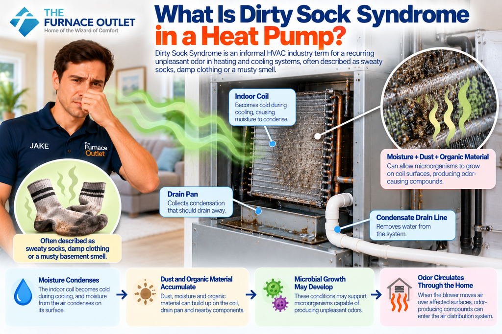 What Is Dirty Sock Syndrome in a Heat Pump