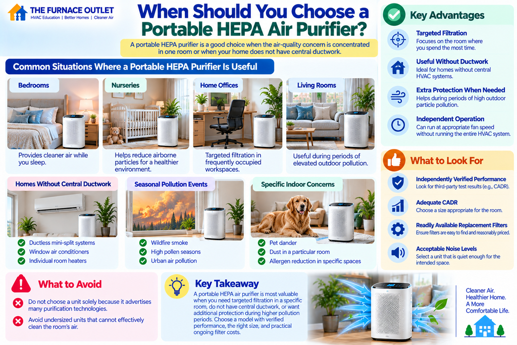 When Should You Choose a Portable HEPA Air Purifier