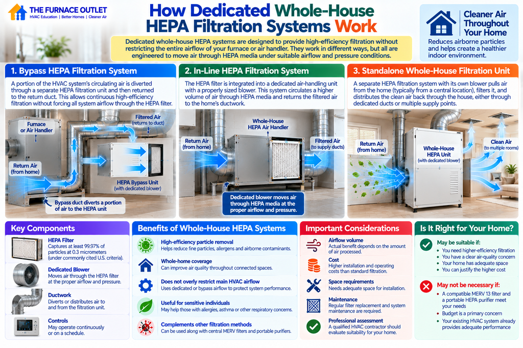 How Dedicated Whole-House HEPA Filtration Systems Work