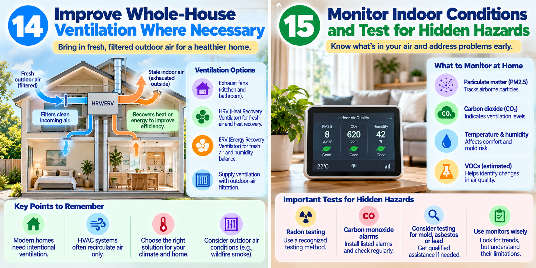 Whole-House Ventilation and Air Quality Monitoring