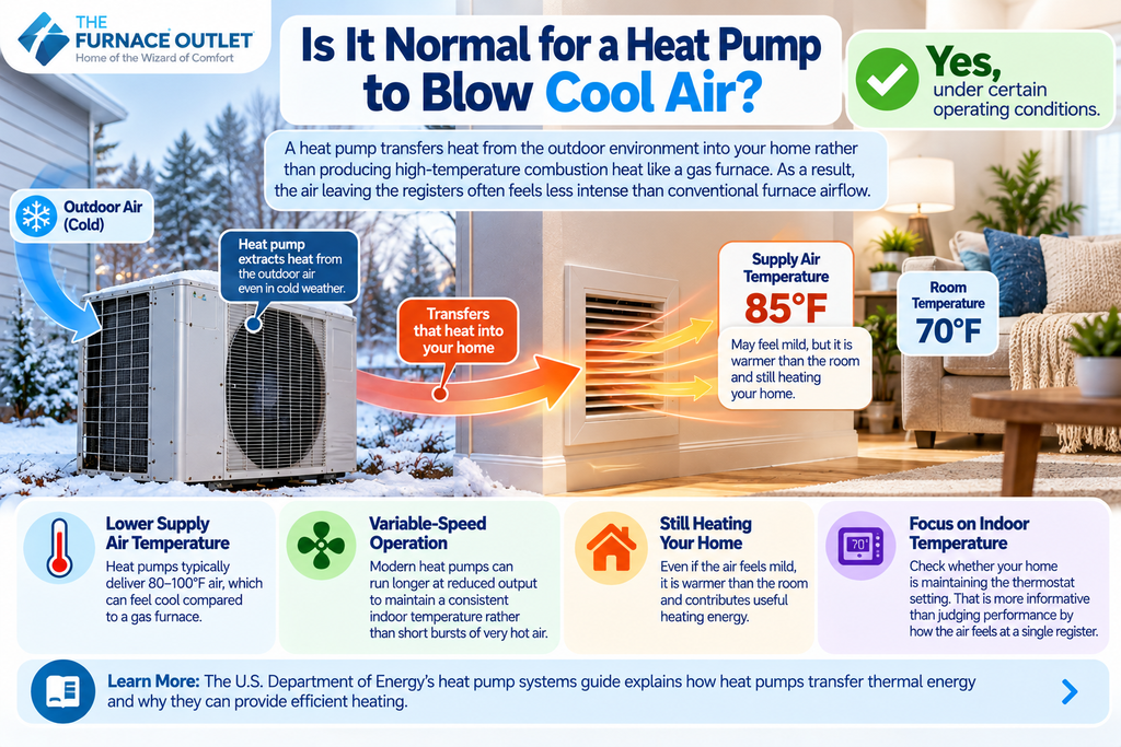 Is It Normal for a Heat Pump to Blow Cool Air
