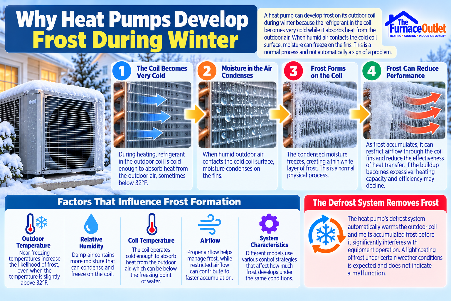 Why Heat Pumps Develop Frost During Winter