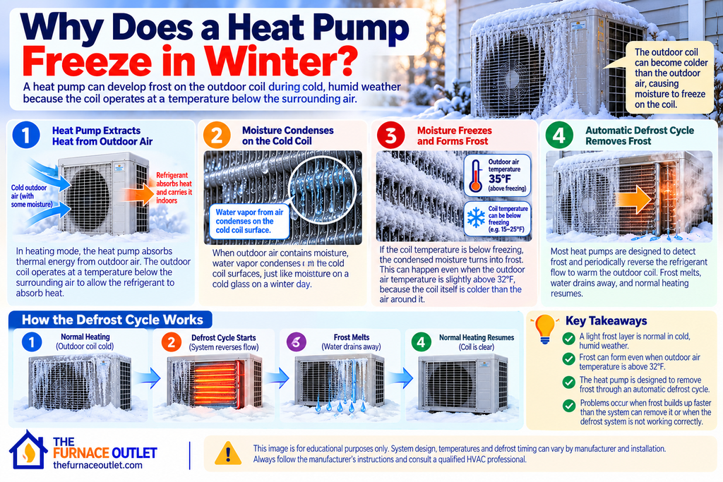 Why Does a Heat Pump Freeze in Winter