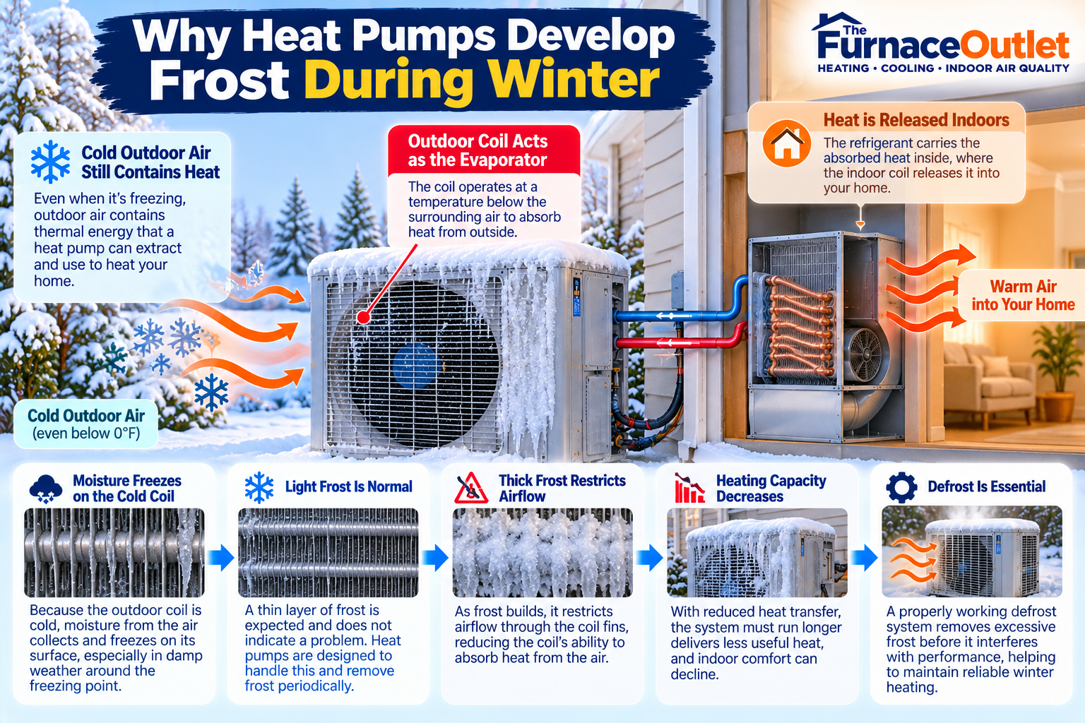 Why Heat Pumps Develop Frost During Winter