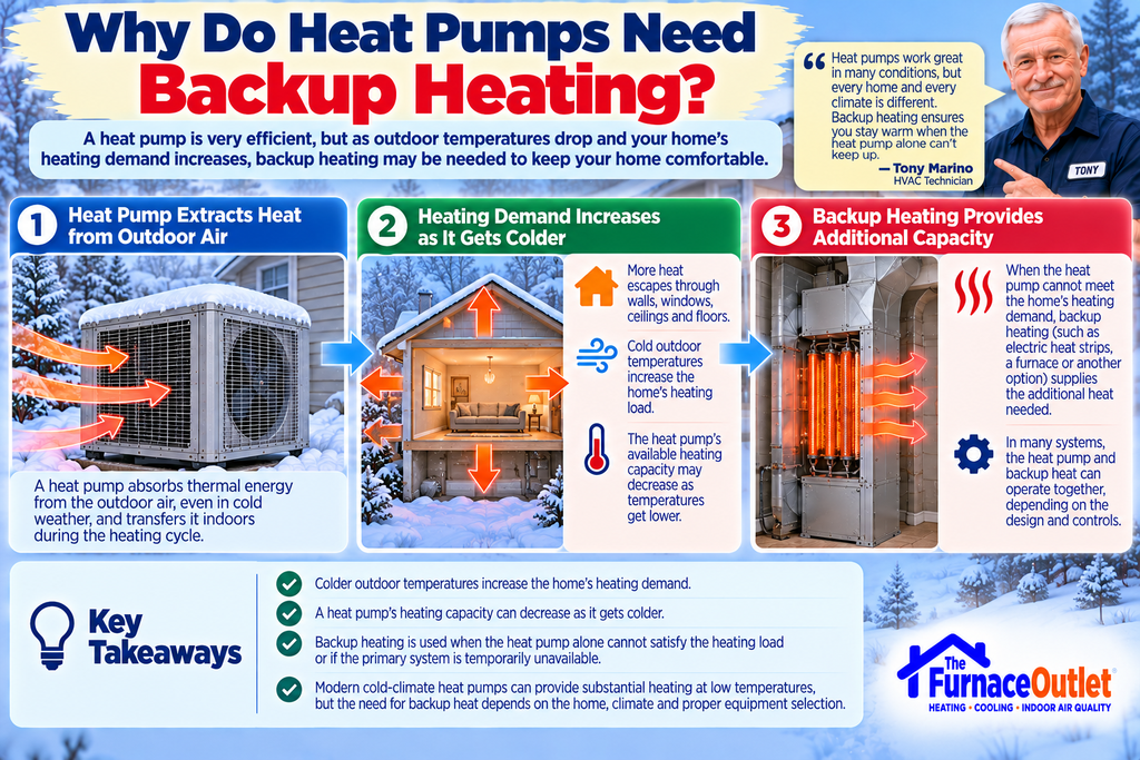 Why Do Heat Pumps Need Backup Heating?