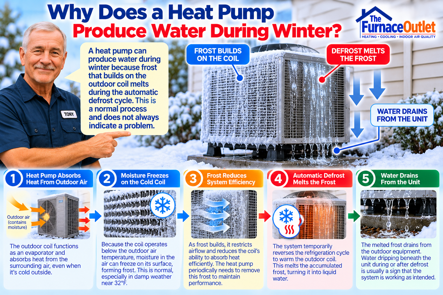 Why Does a Heat Pump Produce Water During Winter?