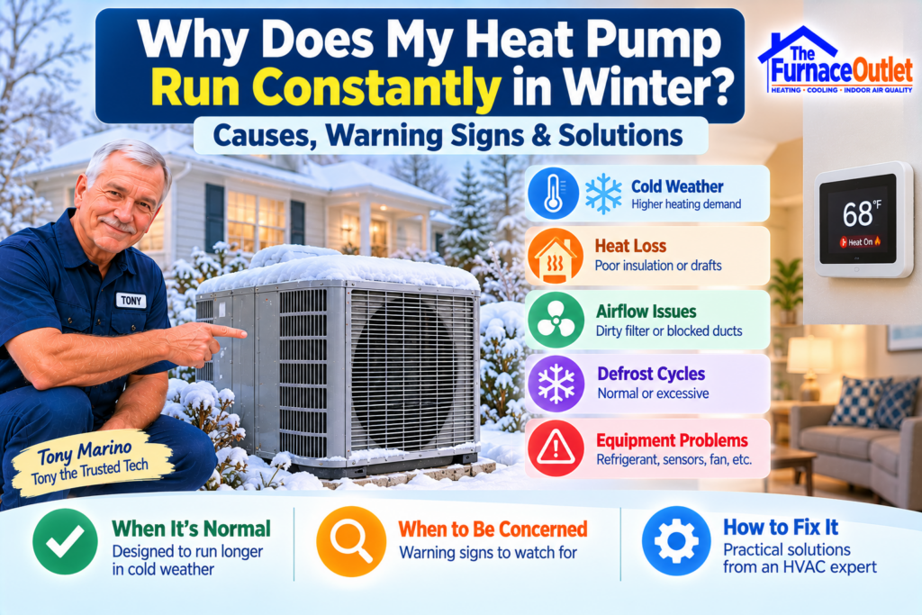 Why Heat Pumps Run Constantly in Winter