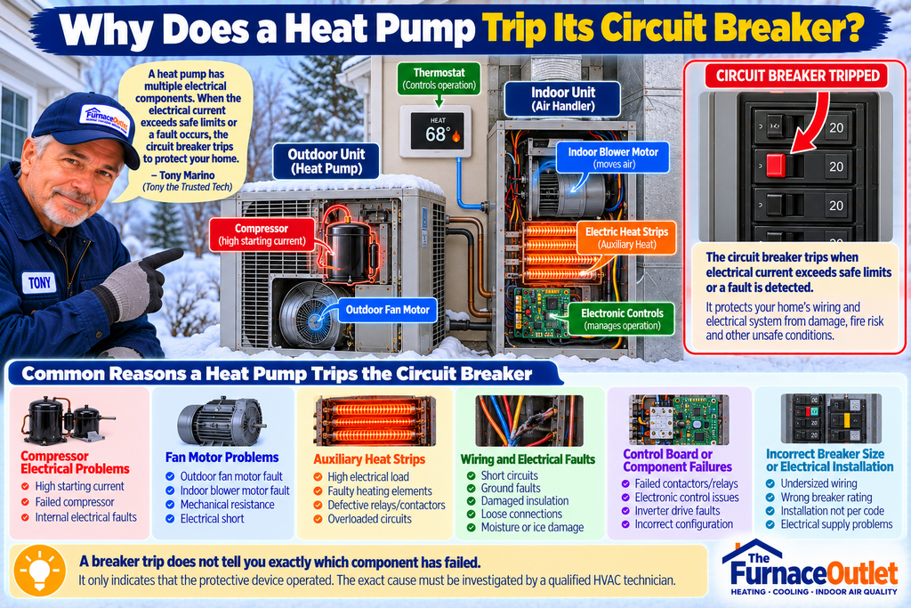 Why Does a Heat Pump Trip Its Circuit Breaker?