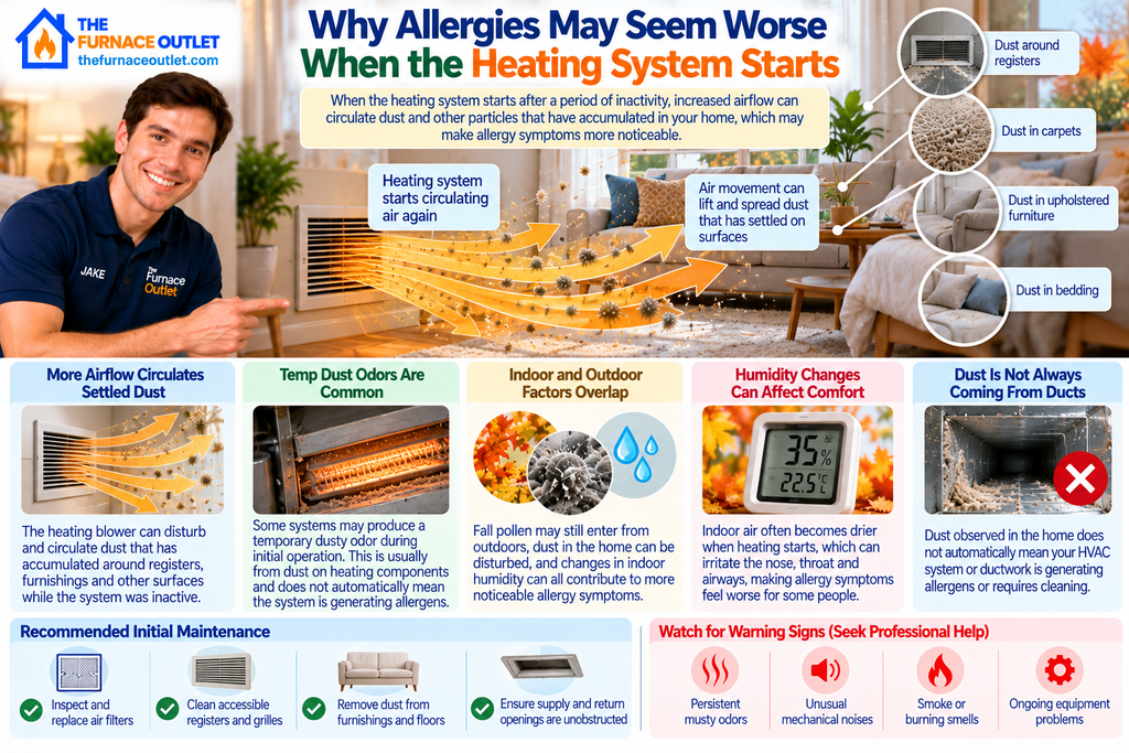 11. Why Allergies May Seem Worse When the Heating System Starts