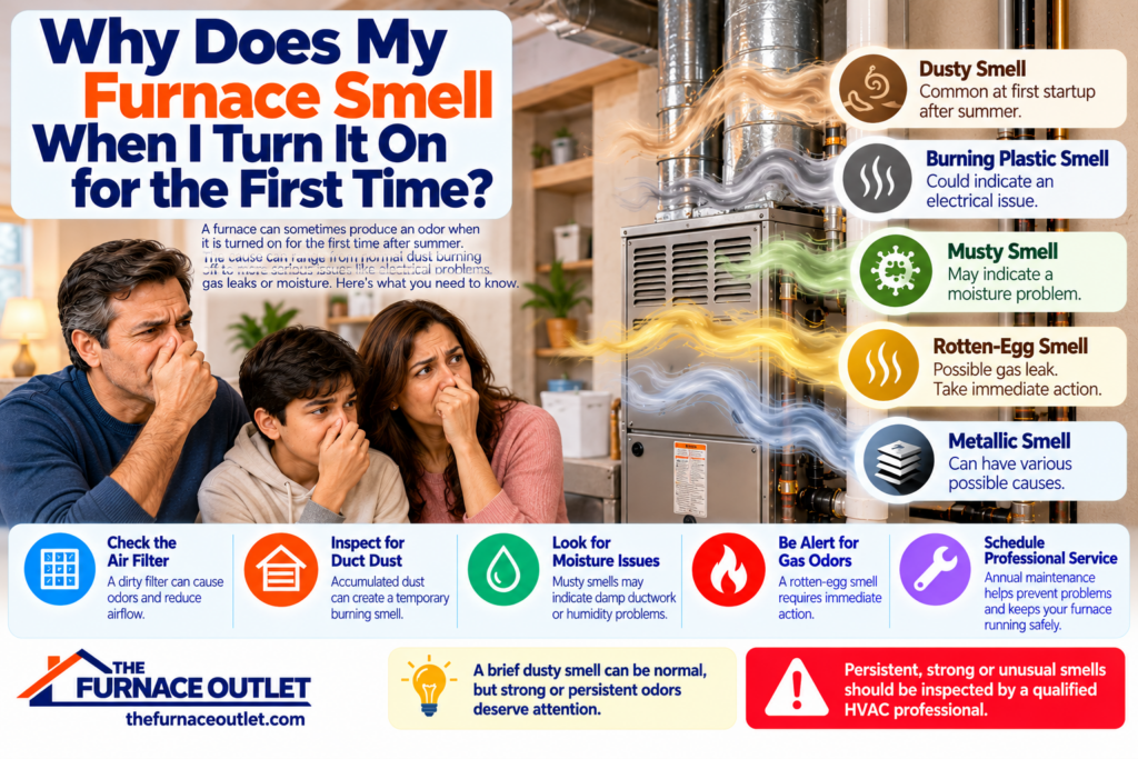 Why Does My Furnace Smell When I Turn It On for the First Time?