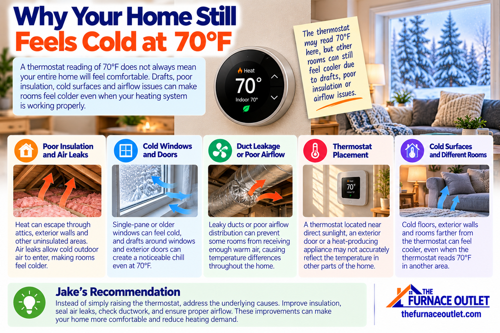 Why Your Home Still Feels Cold at 70°F