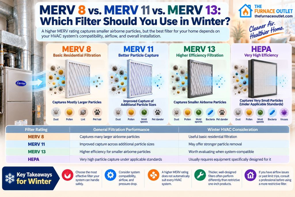MERV 8 vs. MERV 11 vs. MERV 13: Which Filter Should You Use in Winter?