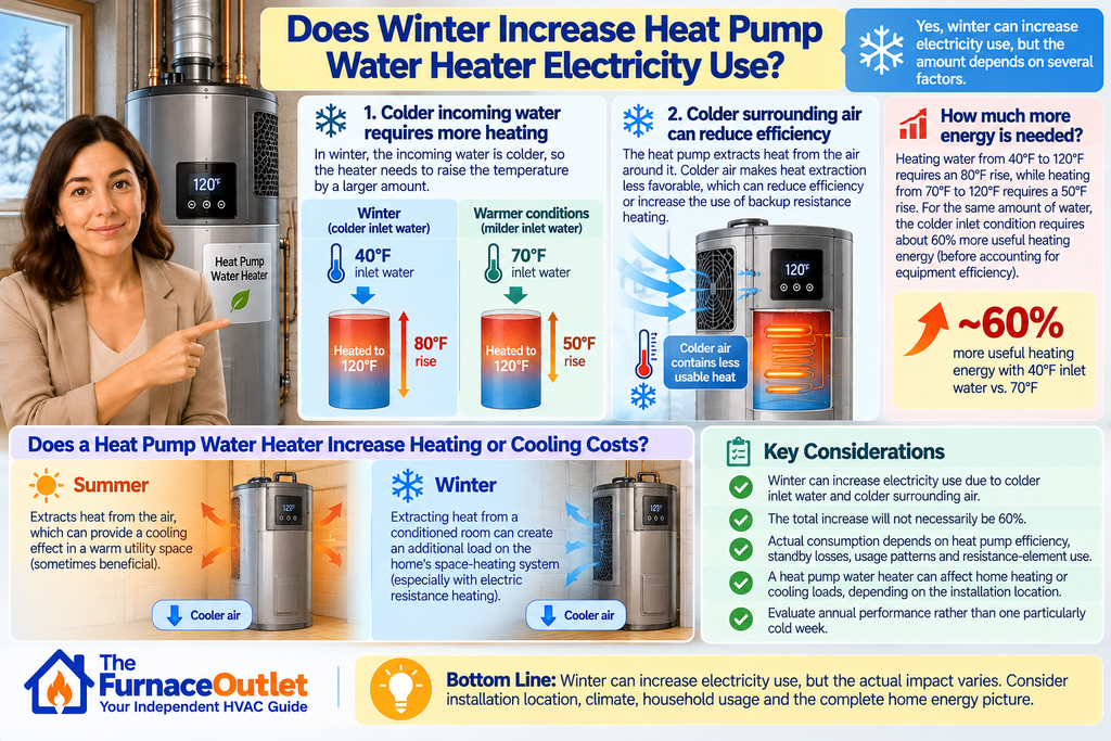 Does Winter Increase Heat Pump Water Heater Electricity Use