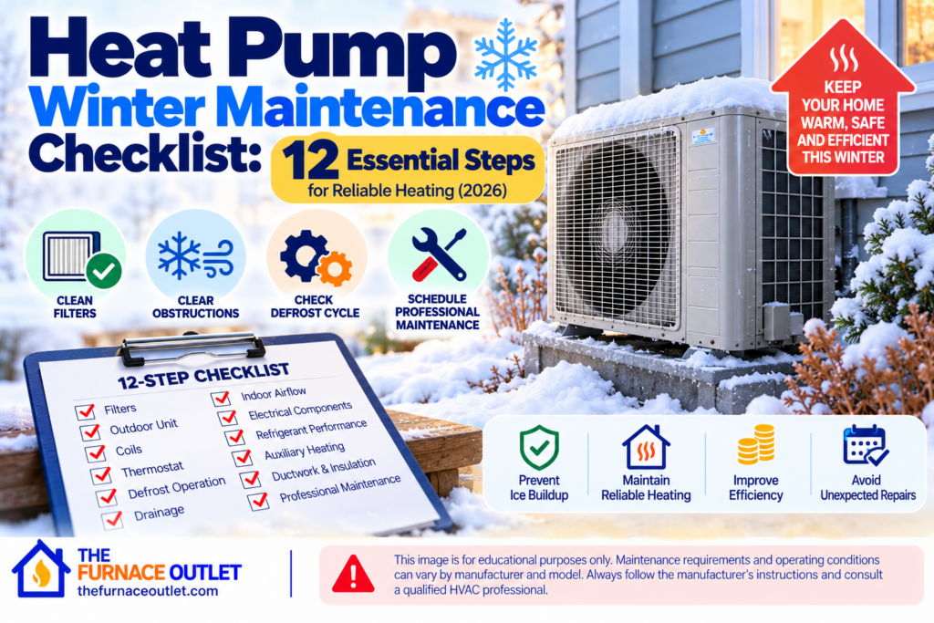 Heat Pump Winter Maintenance Checklist: 12 Essential Steps for Reliable Heating (2026)