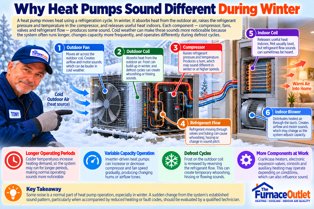 Why Heat Pumps Sound Different During Winter